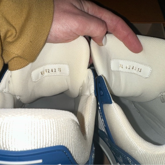 Louis Vuitton Trainers, Blue, Size 15, Like New with Box - Picture 4 of 11